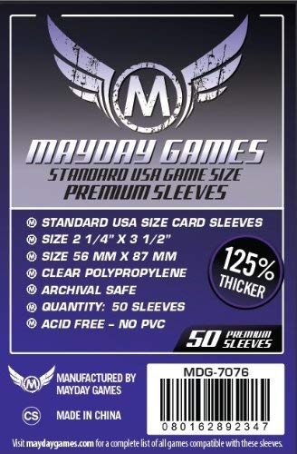Mayday Games 7076 Usa Boared Game Sleeves,wood, Dark Purple - Image 2